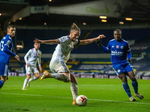 GAMEPLAN - Leicester City wanted to deny Leeds United space in key areas and then show their quality when they had the ball themselves, said Brendan Rodgers. Pic: Bruce Rollinson