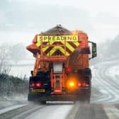 Stock photo of a gritter for illustrative purposes only.