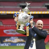 Leeds Rhinos - under coach Richard Agar - are back in contention to add the Super League title to their Challenge Cup win. Picture by Ed Sykes/SWpix.com.