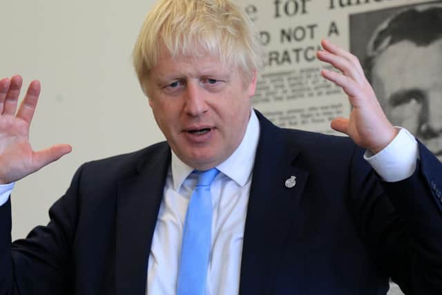 Prime Minister Boris Johnson pictured in Leeds last year. Pic: Chris Etchells