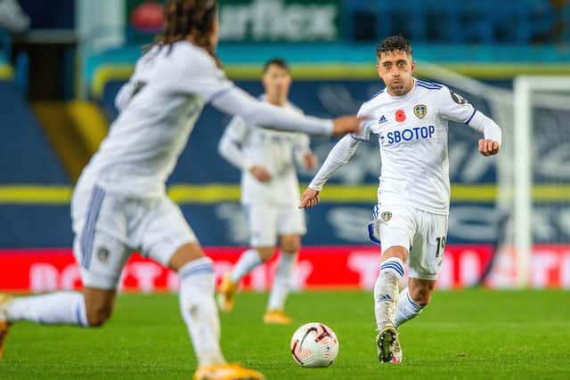 Pablo Hernandez in action against Leicester City.
 Picture: Bruce Rollinson.