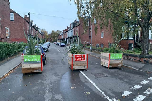 The planter boxes around the Norwoods in Hyde Park (photo: Jonathan Pryor).