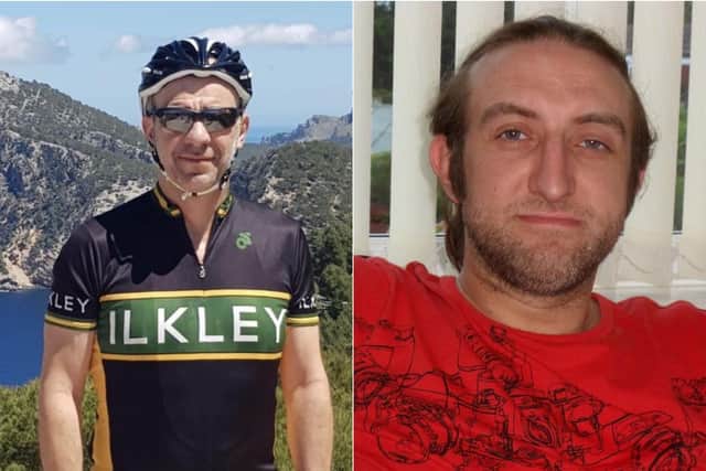 Lee Horton, left, and Darren Pickstock died after suffering serious injuries in an incident in Bingley (Image: West Yorkshire Police)