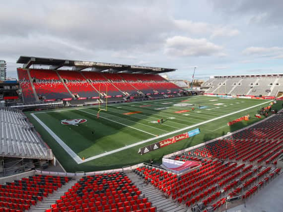 TD Place Stadium, where Ottawa Aces plan to play in 2020. Picture by Andre Ringuette/Getty Images.