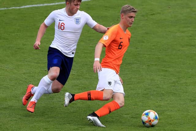 YOUNG GUN - Joe Gelhardt, an England youth international, arrived at Leeds United from Wigan Athletic with quite a fanfare, for one so young. Pic: PA.
