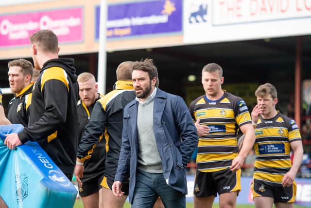 York City Knights and their coach James Ford would be a good addition to Super League according to Luke Gale. Picture: Allan McKenzie/SWpix.com