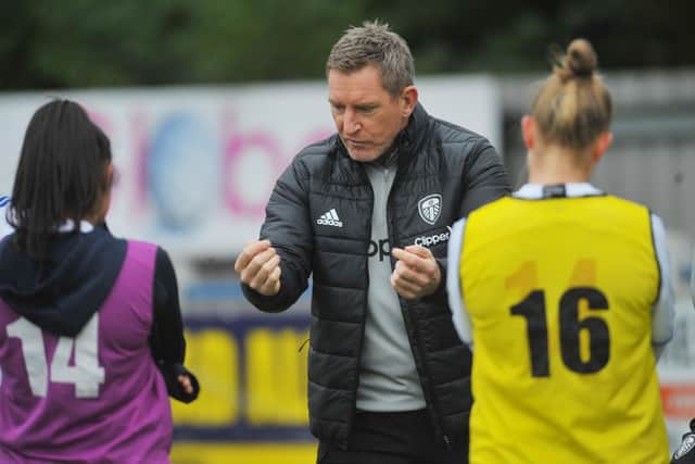 Leeds United Women's manager
Dan O'Hearne. Picture: Steve Riding.