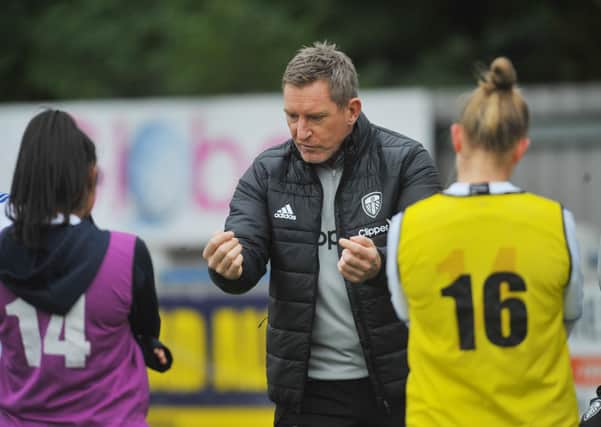 Leeds United Women's manager Dan O'Hearne. Picture: Steve Riding.