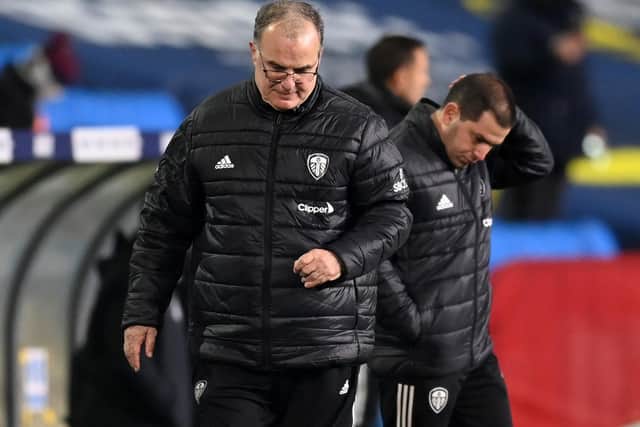 HOPING TO HELP: Leeds United head coach Marcelo Bielsa. Photo by Michael Regan/Getty Images.