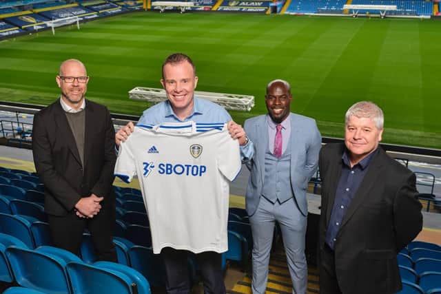 Leeds United and Leeds Beckett announce programme partnership. (Photo: Justin Slee)