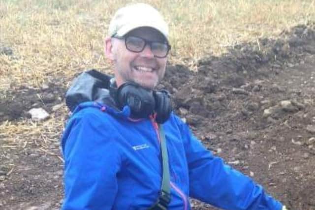 Metal detectorist Rob Brown unearthed the rare coin of Baron Eustace Fitzjohn.