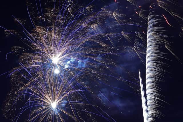 Stock image of fireworks.