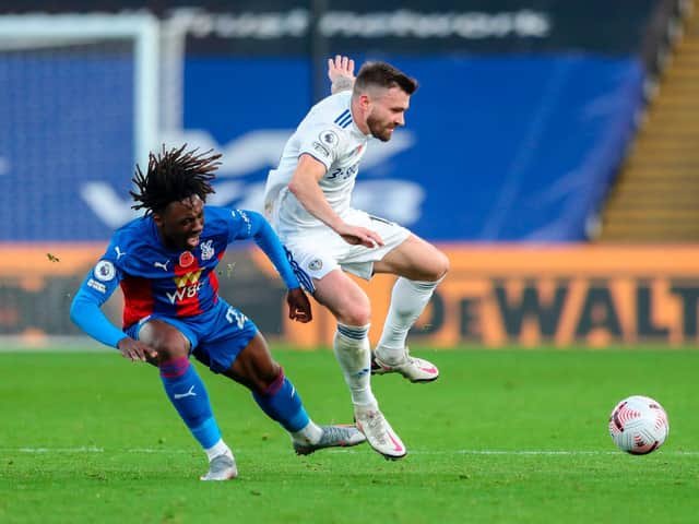 HAMMER BLOW - Leeds United were beaten 4-1 by a Crystal Palace boasting an in-form and in full flight Eberechi Eze. Pic: Getty