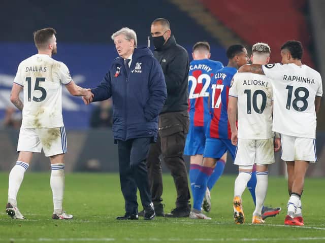WRONG MAN - Crystal Palace Roy Hodgson finds sympathy hard to muster when it comes to opposition VAR woes, having experienced plenty of his own before Leeds United clash. Pic: Getty