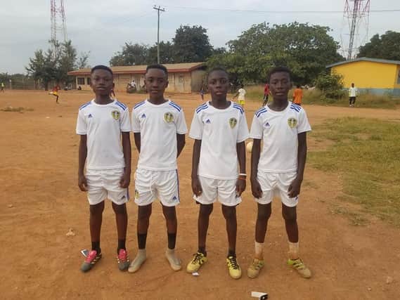 The Ghana Whites in their new kit