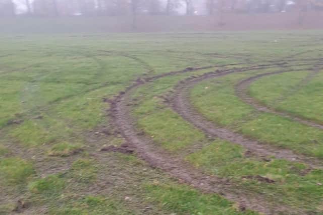 A rugby league club based in Leeds has been left reeling after their pitch was ripped up by callous quad bikers.