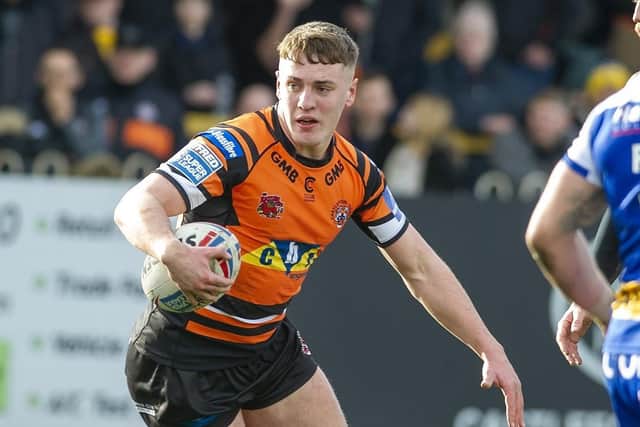 Half-back Jake Trueman was among a number of key Castleford Tigers players to pick up injuries during the 2020 season.  Picture: Tony Johnson.
