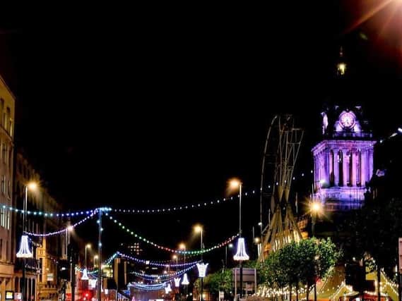 The city's virtual Christmas lights switch-on will be held on Wednesday, December 2.