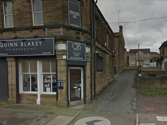 Quinn Blakey Hairdressing has been fined 1,000 for defying lockdown rules (photo: Google)
