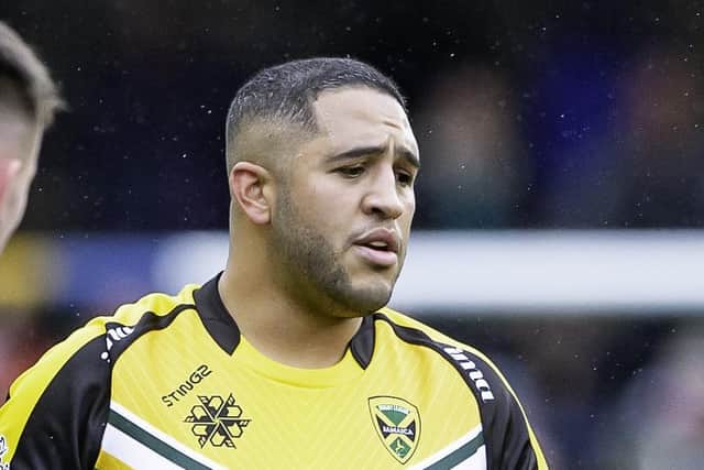 New Hunslet signing Jy-Mel Coleman in action for Jamaica. Picture: Allan McKenzie/SWpix.com.