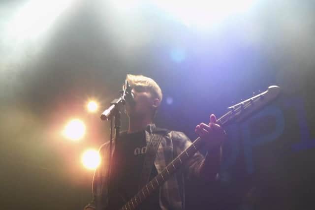 Jakob playing at Wakefield's Mechanics Theatre in 2019.