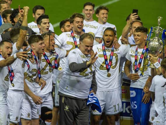 CROWNING GLORY - Marcelo Bielsa and his Leeds United squad took the club back to the Premier League thanks to his methods and the players' ability and willingness to say yes. Pic: Tony Johnson