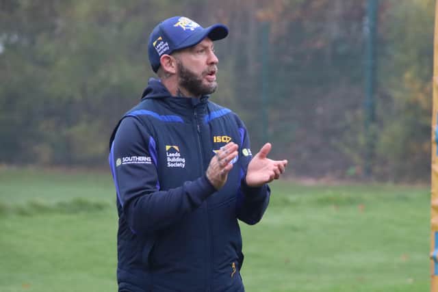 Leeds Rhinos' new assistant coach, Sean Long. Picture: Phil Daly/Leeds Rhinos/SWpix.com.