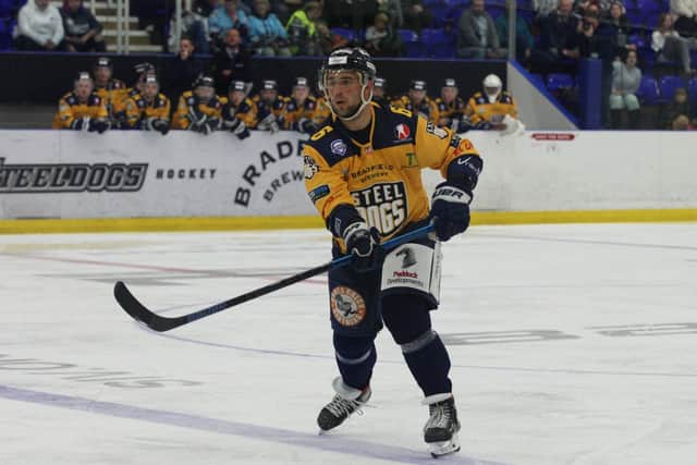 Sheffield Steeldogs player-coach Ben Morgan
Picture courtesy of Cerys Molloy.