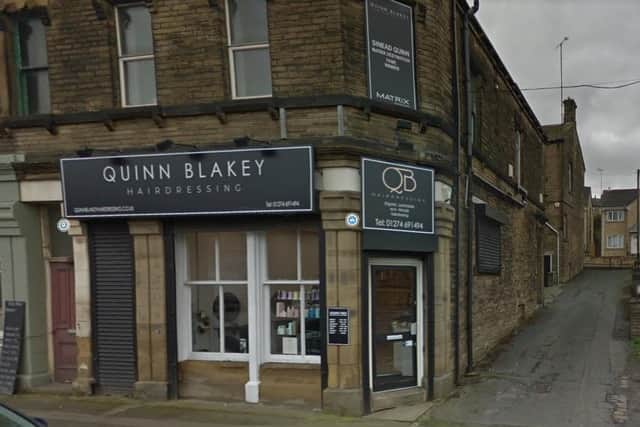 Quinn Blakey hair salon is now closed after two fines were issued to the owner (photo: Google)