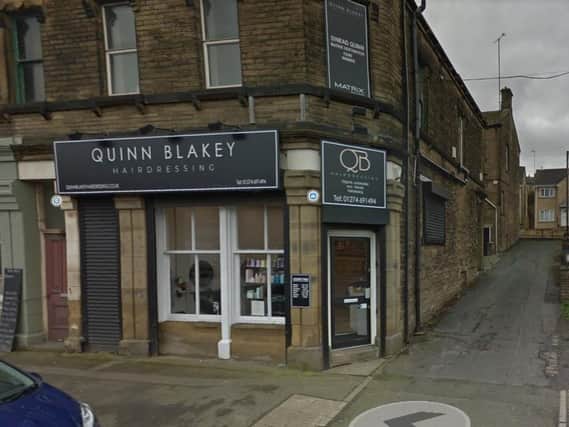 Quinn Blakey hair salon is now closed after two fines were issued to the owner (photo: Google)