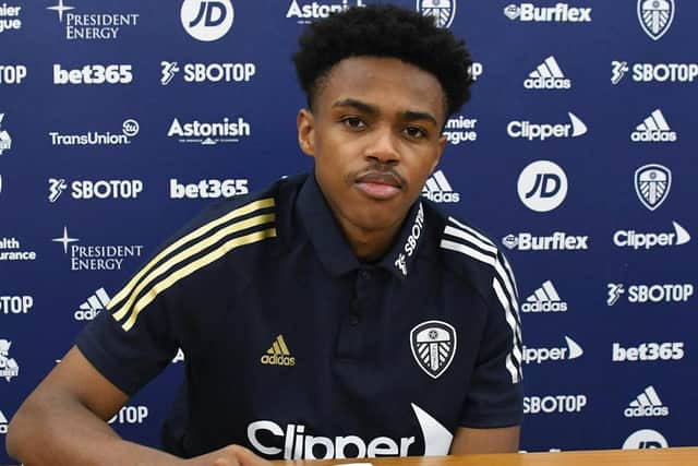 NEW DEAL - Bryce Hosannah has signed a contract with Leeds United that will keep him at the club until the summer of 2022. This season he's on loan with Stuart McCall's Bradford City.