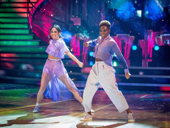 Leeds boxer Nicola Adams and Katya Jones have been forced to exit Strictly. Picture: Guy Levy/BBC