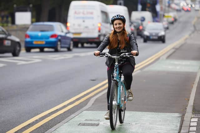 The Leeds to Bradford cycle superhighway.