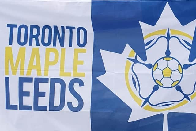 The Toronto supporters club flag.
