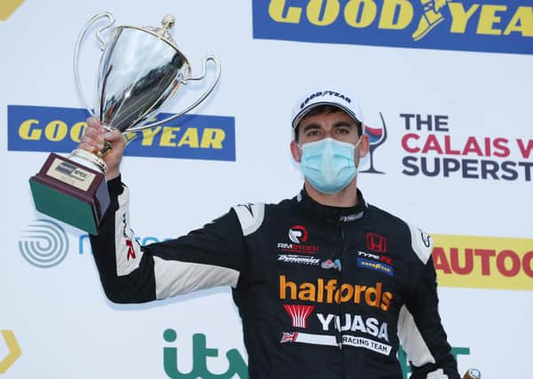 TITLE MISSION: Morley's Dan Cammish will be going all out to lift the British Touring Car Championship title tomorrow at Brands Hatch. Picture: Jakob Ebrey/JEP