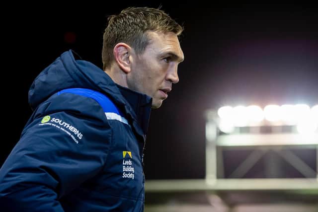 Rhinos director of rugby Kevin Sinfield after the play-offs defeat. Picture by Allan McKenzie/SWpix.com.