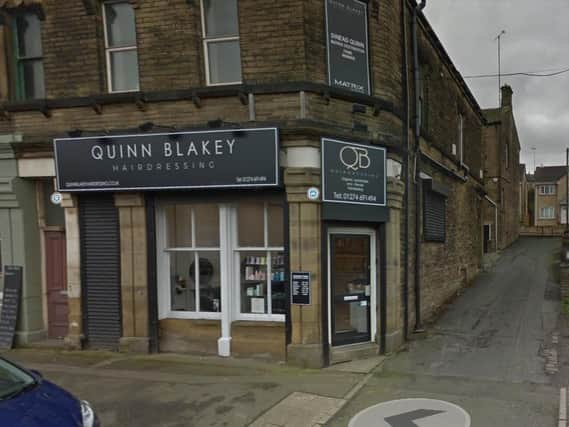 Quinn Blakey hair salon is closed for the second day running says Kirklees Council (photo: Google)