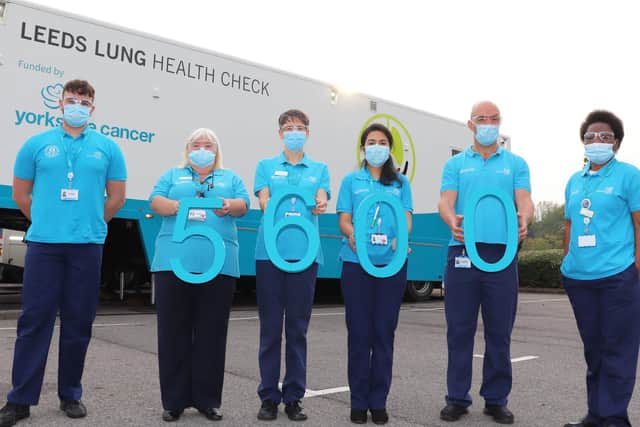 More than 5,600 people in Leeds have now been checked for early signs of lung cancer through the trial