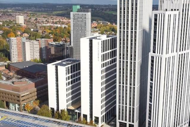 43-storey development in Merrion Way in Leeds city centre, will be a purpose-built student accommodation scheme featuring around 720 beds
