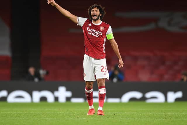 Arsenal midfielder Mohamed Elneny. (Getty)