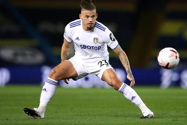 EYES ON ARSENAL: Leeds United star Kalvin Phillips will hope to return against the Gunners. Photo by Alex Pantling/Getty Images.