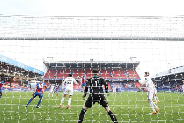 Leeds United in action at Crystal Palace. (Getty)