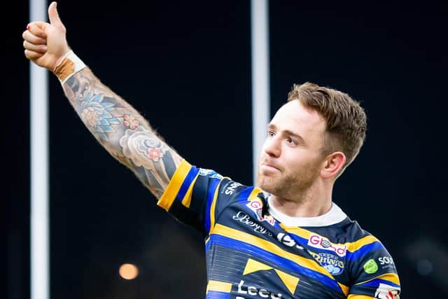 TRUE VALUE: Leeds Rhinos' Richie Myler looked destined to be leaving Headingley this year, but proved how valuable he was to the team's cause. Picture by Allan McKenzie/SWpix.com Leeds's