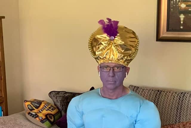 Kieramn Brady dressed as a genie