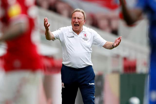 NOT IMPRESSED: Middlesbrough boss Neil Warnock. Photo by Clive Brunskill/Getty Images.