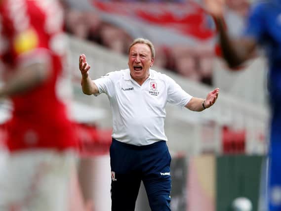 NOT IMPRESSED: Middlesbrough boss Neil Warnock. Photo by Clive Brunskill/Getty Images.