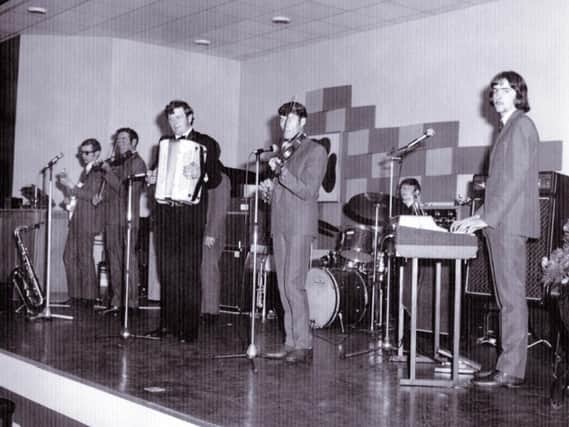 The opening day on June 8, 1970, when Brendan Shine and his showband performed. (Leeds Irish Centre).