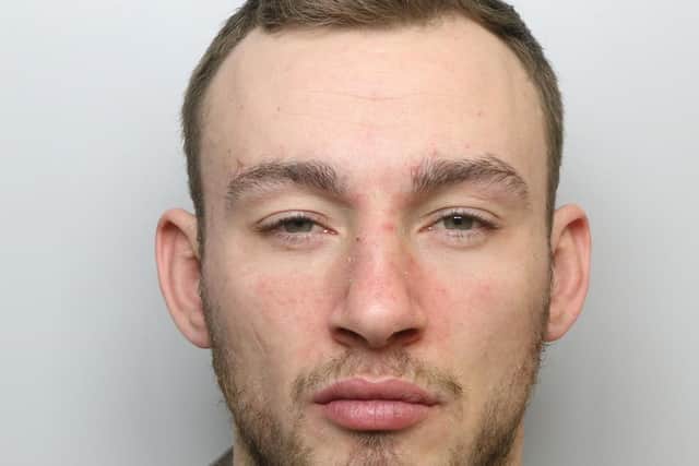 Leeds robber Jed Menzies was caught with a mobile phone in his cell at Armley jail.