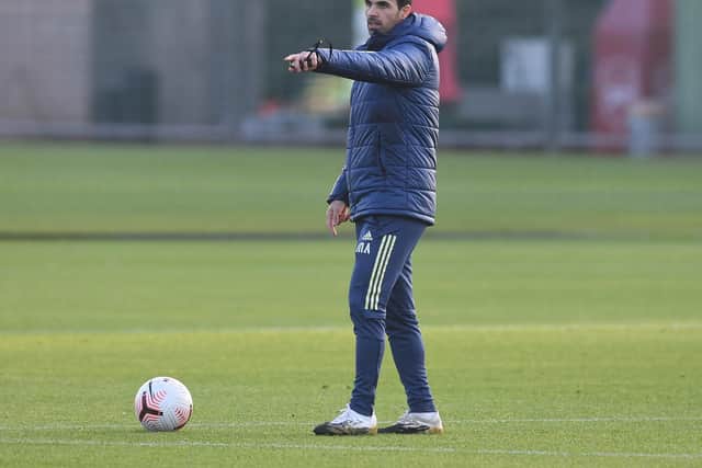 Arsenal head coach Mikel Arteta. (Getty)