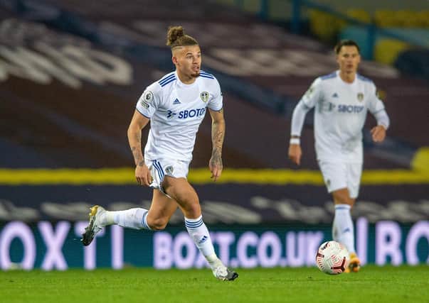 WELCOME RETURN: Talismanic midfielder Kalvin Phillips is expected to be back in the Leeds United line-up to face Arsenal at Elland Road.  Picture: Bruce Rollinson